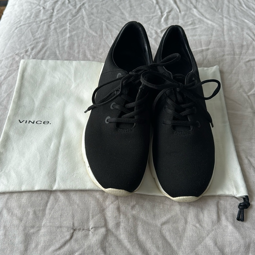Vince Brand Sneakers Black 9 GUC